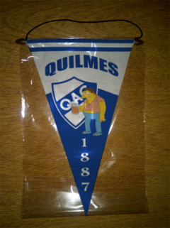 Banderín Triangular Quilmes 30 Modelos - LM MERCHANDISING