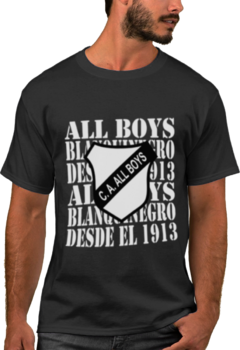Remera Algodon Urbana De Adulto De All Boys 6 Modelos en internet