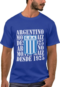 Remera Algodon Urbana De Adulto De Argentino Monte Maiz 3 Modelos - comprar online
