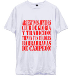 Remera Algodon Urbana De Adulto Argentinos Juniors 15 Modelos en internet