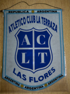Banderín Grande Atlético Club La Terraza (Las Flores) - comprar online