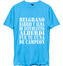 Remera Algodon Urbana De Adulto De Belgrano 22 Modelos - LM MERCHANDISING