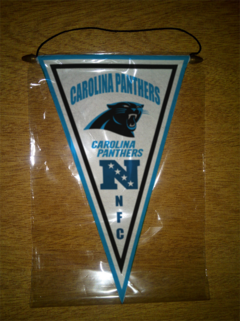 Banderin Triangular NFL Carolina Panthers - comprar online