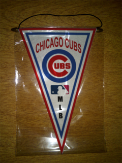 Banderin Triangular MLB Chicago Cubs - comprar online