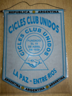 Banderín Grande Cicles Club Unidos (La Paz) - comprar online