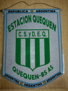 Banderín Grande Club Estacion Quequen - comprar online