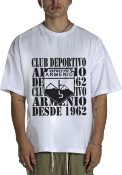 Remera Algodon Urbana De Adulto De Deportivo Armenio 6 Modelos en internet