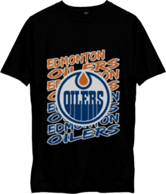 Remera Urbana de Algodon Infantil NHL Edmonton Oilers - comprar online