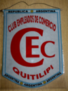Banderín Grande Empleados De Comercio Quitilipi - comprar online