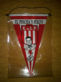 Banderin Triangular Estudiantes De La Plata Y Perón