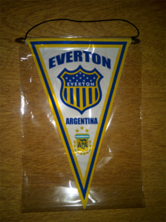 Banderin Triangular Everton De La Plata