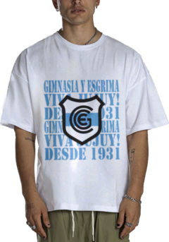Remera Algodon Urbana De Adulto Gimnasia Y Esgrima Jujuy 5 Modelos