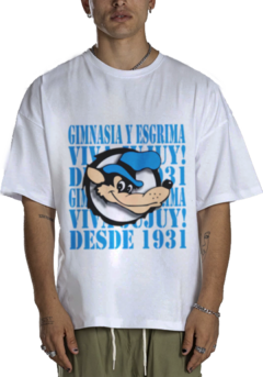 Remera Algodon Urbana De Adulto Gimnasia Y Esgrima Jujuy 5 Modelos - tienda online