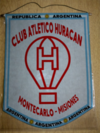 Banderín Mediano Huracan De Montecarlo Misiones - comprar online