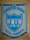 Banderín Grande Juventud Unida De Goya - comprar online