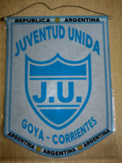 Banderín Grande Juventud Unida De Goya - comprar online