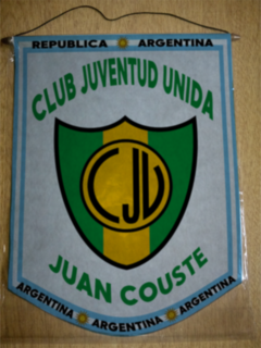 Banderín Grande Juventud Unida Juan Couste - comprar online