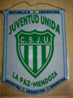 Banderín Grande Juventud Unida La Paz Mendoza - comprar online