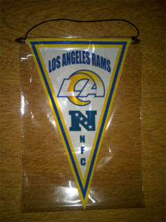 Banderin Triangular NFL Los Angeles Rams - comprar online