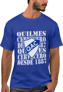 Remera Algodon Urbana De Adulto De Quilmes 8 Modelos - LM MERCHANDISING