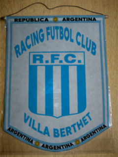 Banderín Grande Racing De Villa Berthet - comprar online