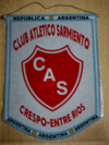 Banderín Grande Sarmiento De Crespo Entre Rios - comprar online