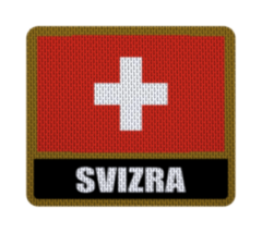 Parche Termoadhesivo Bandera con Nombre 7,5cm - Países de Europa hasta Yugoslavia - tienda online