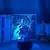 Luminária LED 3D Black Clover