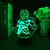 Luminária LED 3D Dragon Ball Manga na internet