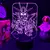 Luminária LED 3D Gundam Anime - loja online
