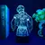 Luminária LED 3D Jujutsu Manga - Geekyner:Roupas e Acessórios Nerds