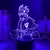 Luminária LED 3D Black Clover - comprar online