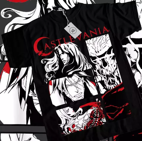 Camiseta Drácula Castlevania Unissex 100%algodão - comprar online