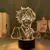 Luminária LED 3D Jujutsu Kaisen