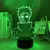 Luminária LED 3D Naruto Anime - comprar online
