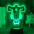 Luminária LED 3D Black Clover