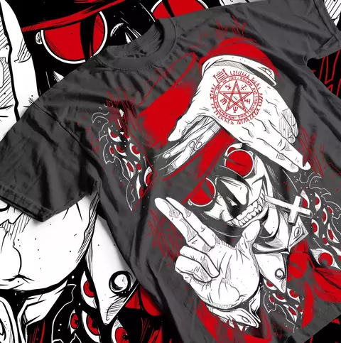 Camiseta Hellsing Ultimate Vampire Unissex 100%algodão - comprar online