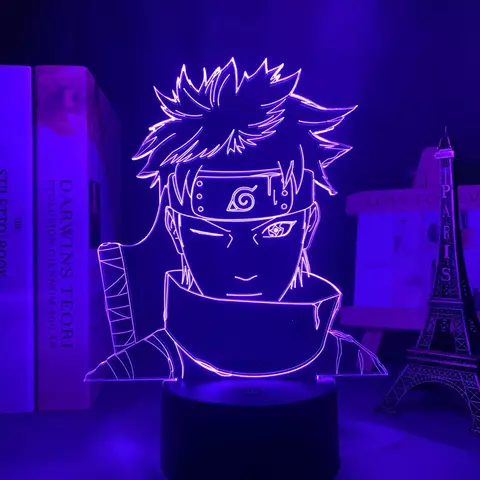 Luminária LED 3D Naruto Manga - comprar online