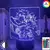 Luminária LED 3D Black Clover na internet