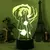 Luminária LED 3D Naruto Manga - comprar online