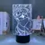Luminária LED 3D Naruto