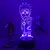 Luminária LED 3D Naruto