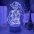 Luminária LED 3D One Piece Piratas