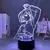 Luminária LED 3D Jujutsu Kaisen - Geekyner:Roupas e Acessórios Nerds