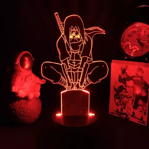 Luminária LED 3D Naruto Shippuden - comprar online