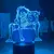Luminária LED 3D One Piece Piratas