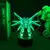 Luminária LED 3D Gundam Anime