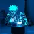 Luminária LED 3D Naruto Manga