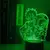 Luminária LED 3D One Piece Piratas