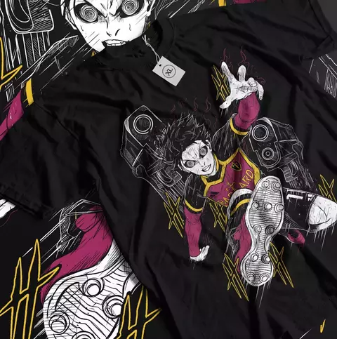 Camiseta Isagi Yoichi Blue Lock Unissex 100%algodão - comprar online